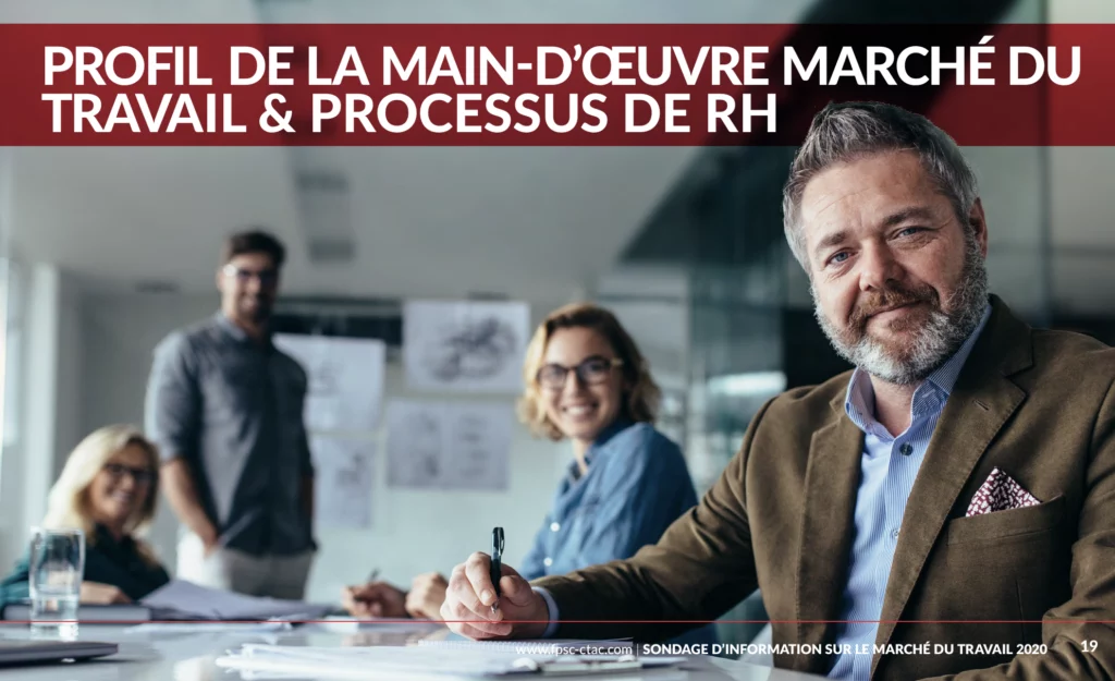 PROFIL DE LA MAIN-D’ŒUVRE MARCHÉ DU TRAVAIL & PROCESSUS DE RH